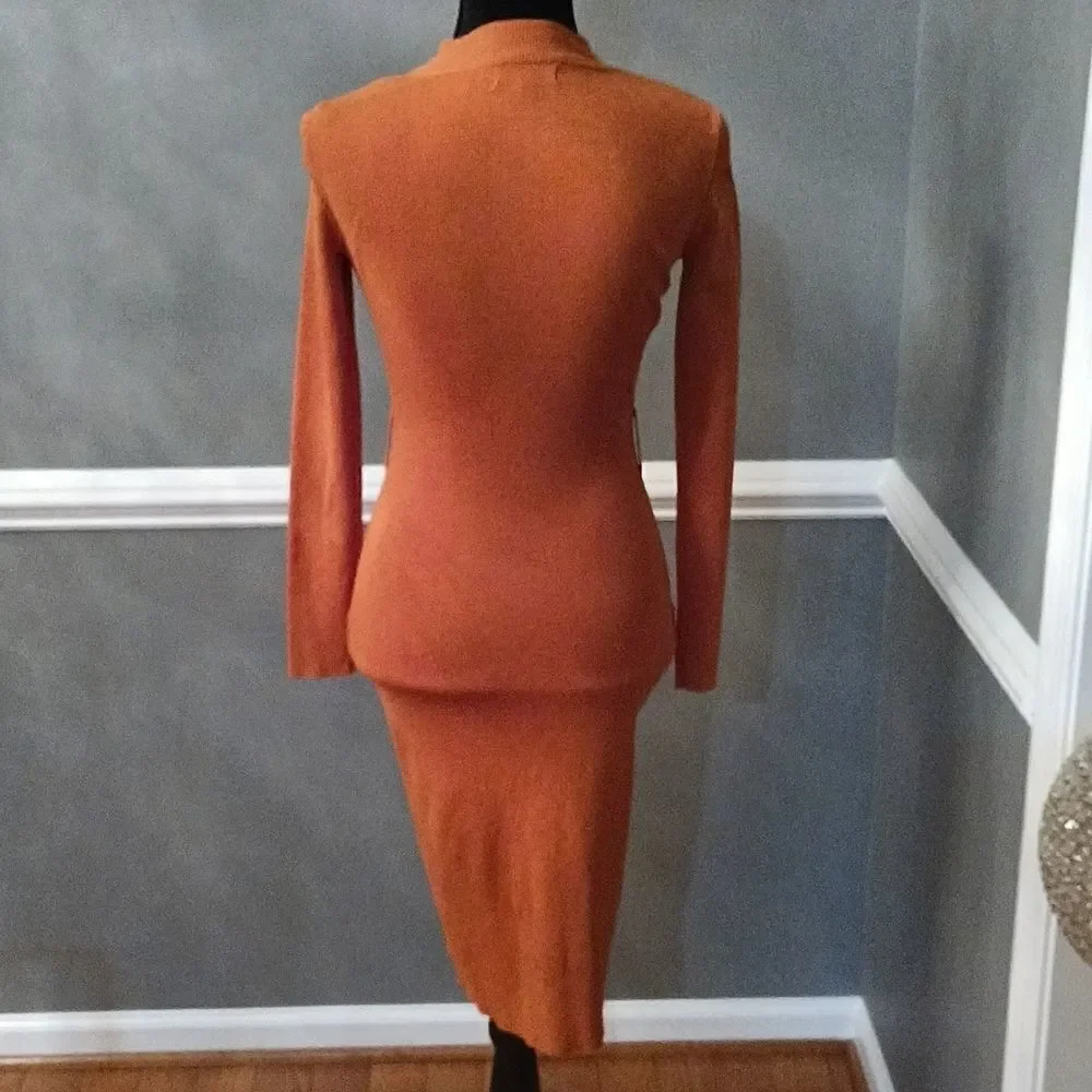 J lux label sweater dress